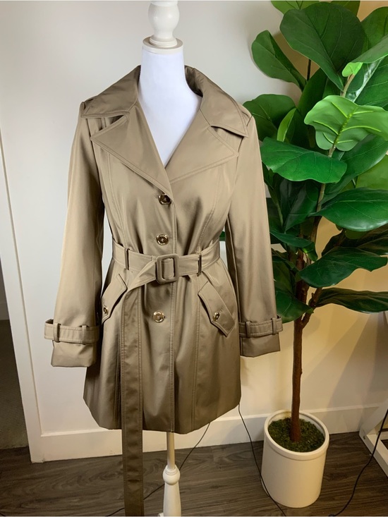 Calvin Klein Jackets & Blazers - Calvin Klein Tan Trench Coat with Belt